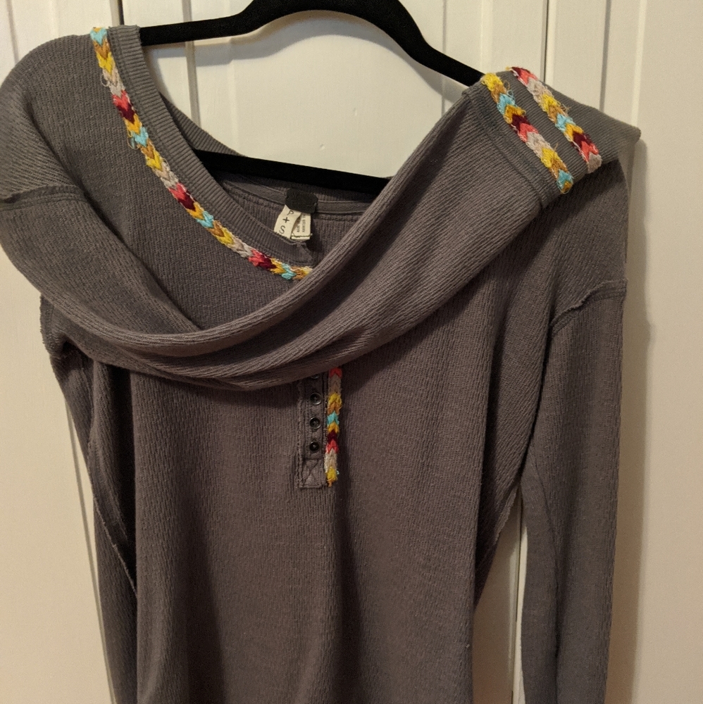 Free People long sleeve shirt